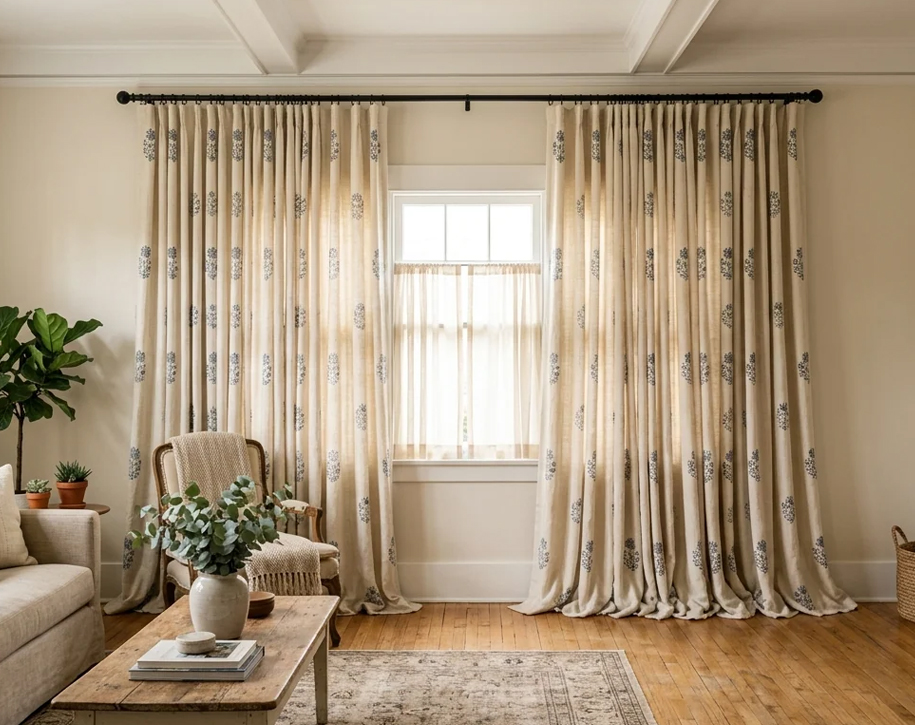 Plain and Subtle Curtains in Coimbatore