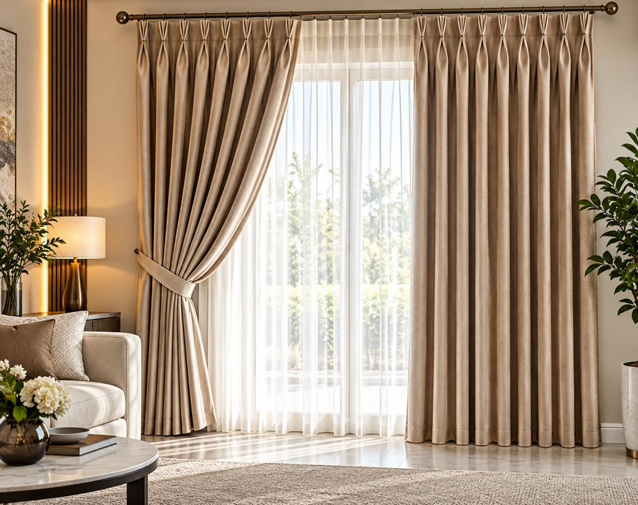 Pleated Curtains in Coimbatore